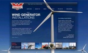 Eagle West Wind Services Website Home Page