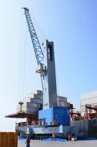 Terex Port Solutions is to build a Gottwald Model 8 mobile harbour crane for OCUPA