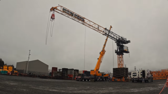 The Liebherr 195 HC-LH 6/12 offers exceptional lifting capacity and reach, making it a game-changer for high-rise construction projects across the country. See how our team coordinates the heavy lifting and technical assembly required to bring this tower crane to life.